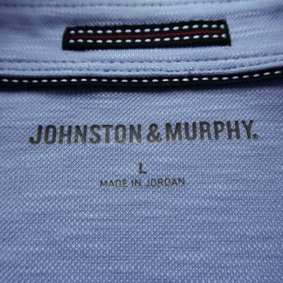 Johnston & Murphy Blue Polo (L) OMG! ⛳️ 😎 - Picture 1 of 9